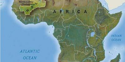 Мали баруун африкийн газрын зураг